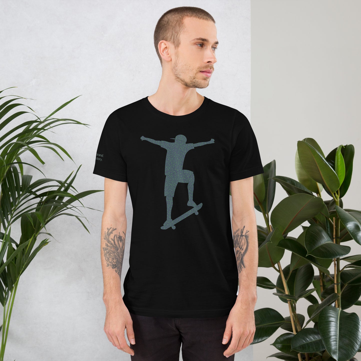 DDIB Skate Silhouette T-Shirt – Gray