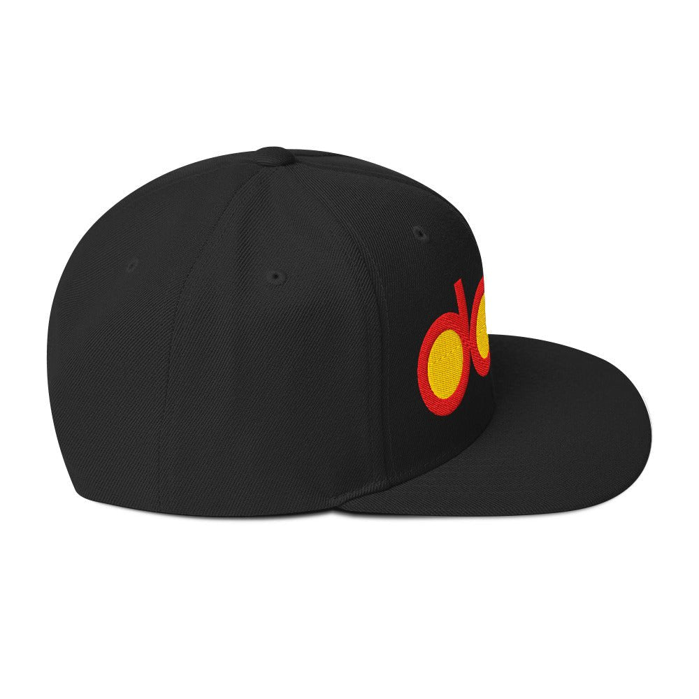 The DDIB Snapback | Shotgun - Red & Gold | Dads Do It Best - Dads Do It Best