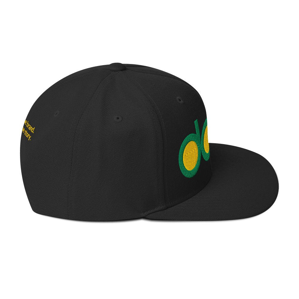 The DDIB Snapback | Shotgun - Green & Gold | Dads Do It Best - Dads Do It Best