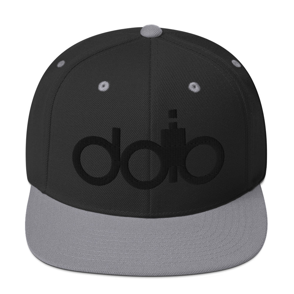 The DDIB Snapback | Shotgun - Black on Black | Dads Do It Best - Dads Do It Best