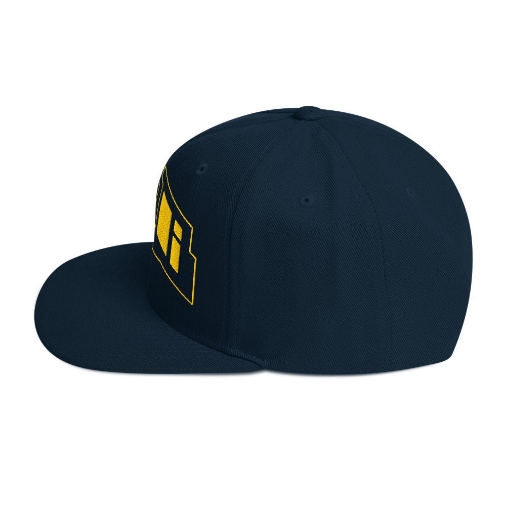 The DDIB Snapback | Future - Blue & Gold | Dads Do It Best - Dads Do It Best