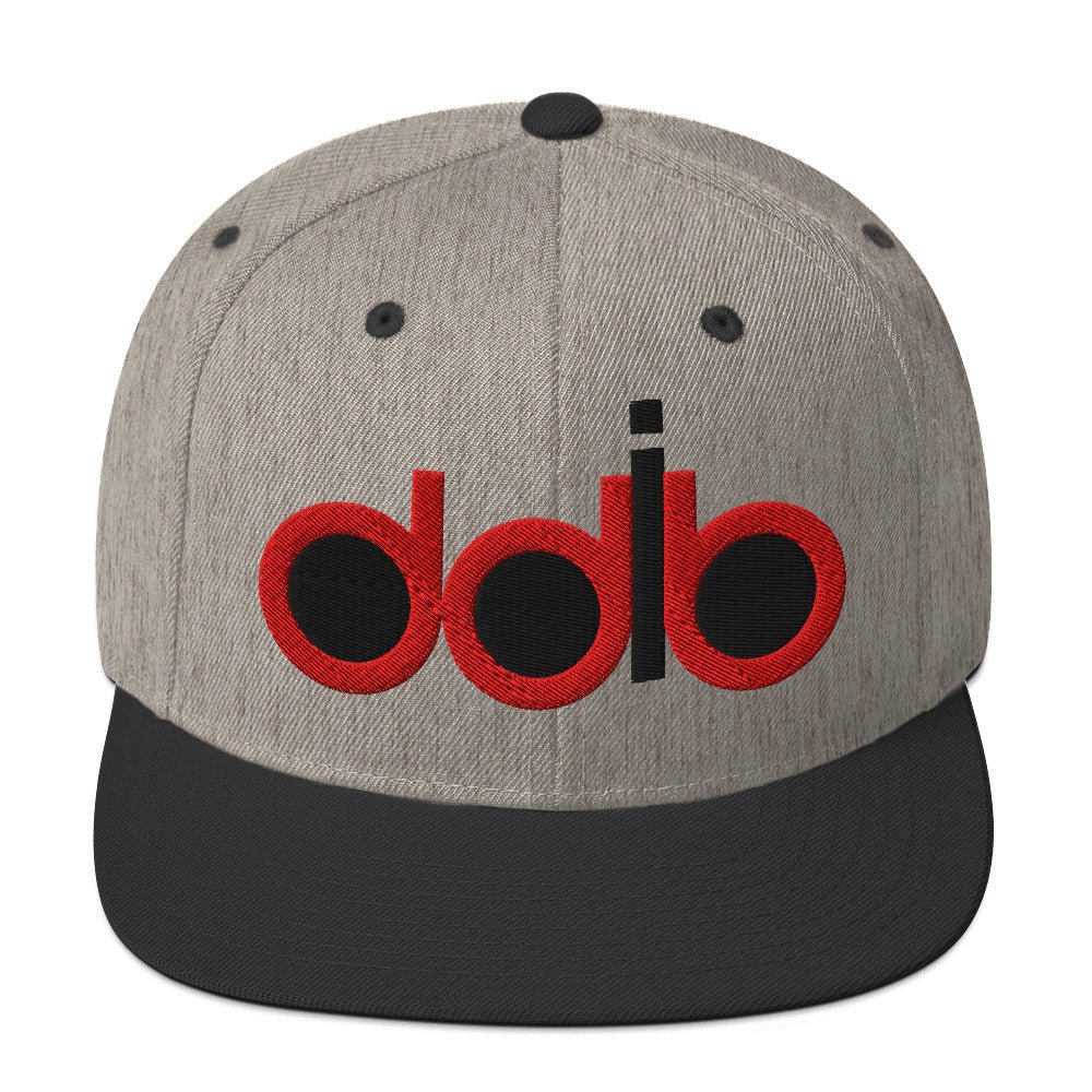 The DDIB Snapback | Shotgun - Black & Red | Dads Do It Best - Dads Do It Best