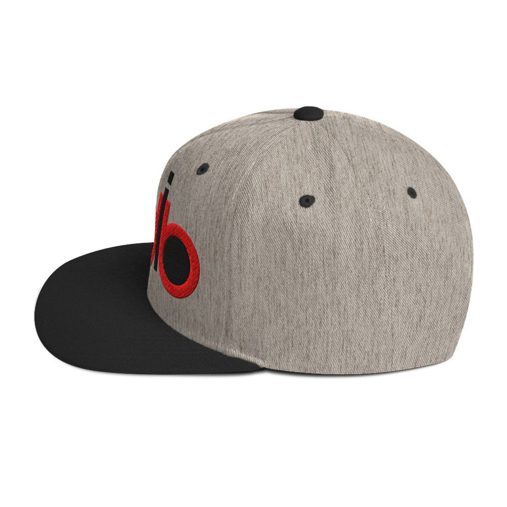 The DDIB Snapback | Shotgun - Black & Red | Dads Do It Best - Dads Do It Best