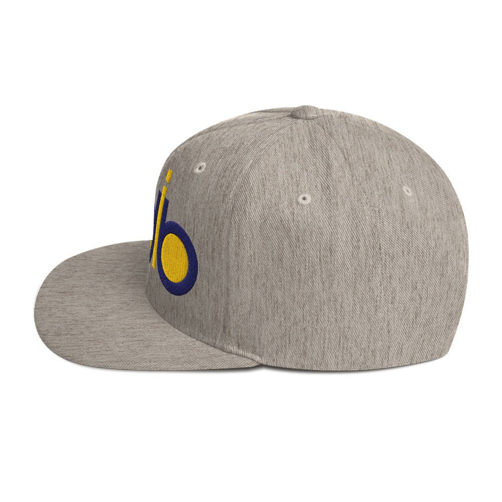 The DDIB Snapback | Shotgun - Blue & Gold | Dads Do It Best - Dads Do It Best