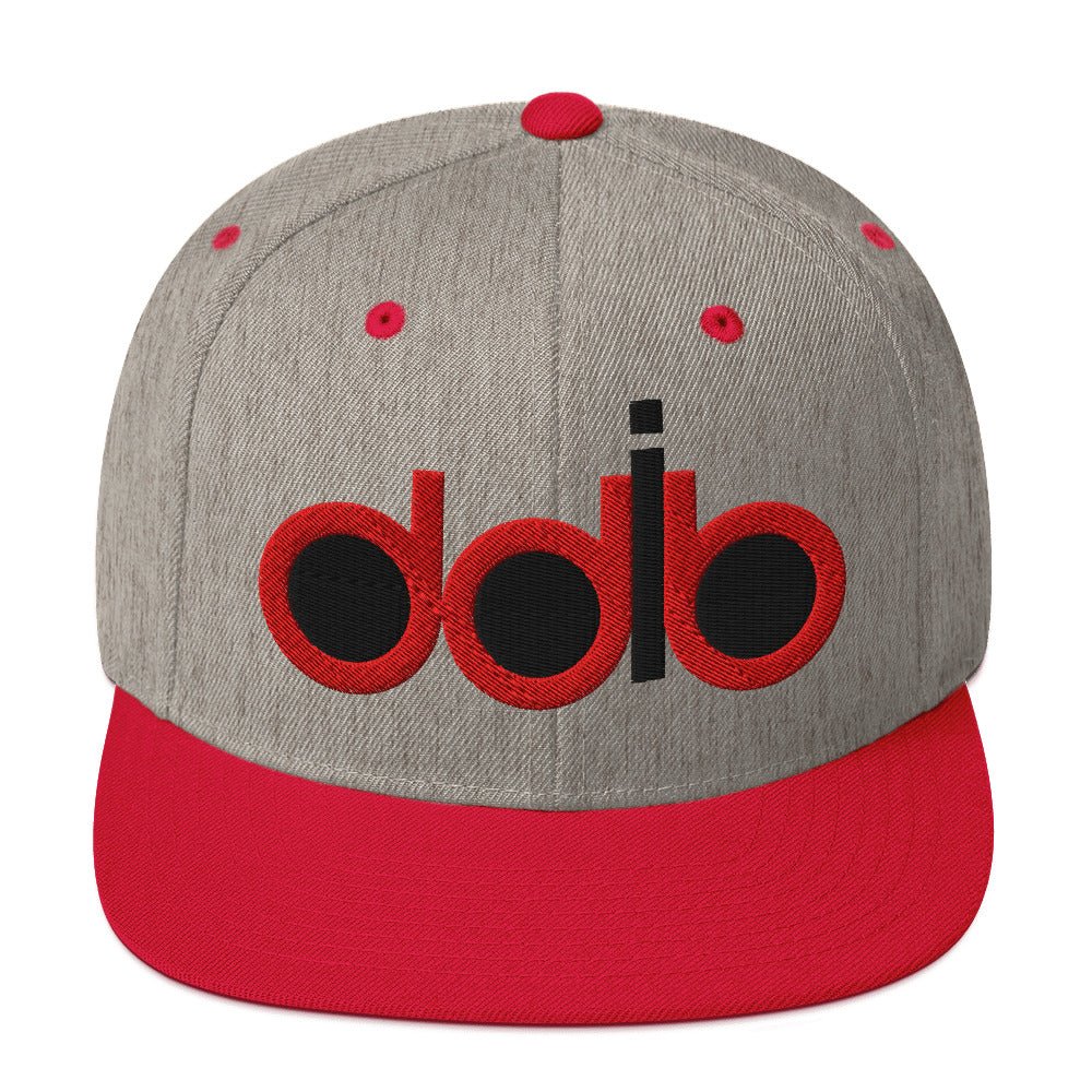 The DDIB Snapback | Shotgun - Black & Red | Dads Do It Best - Dads Do It Best