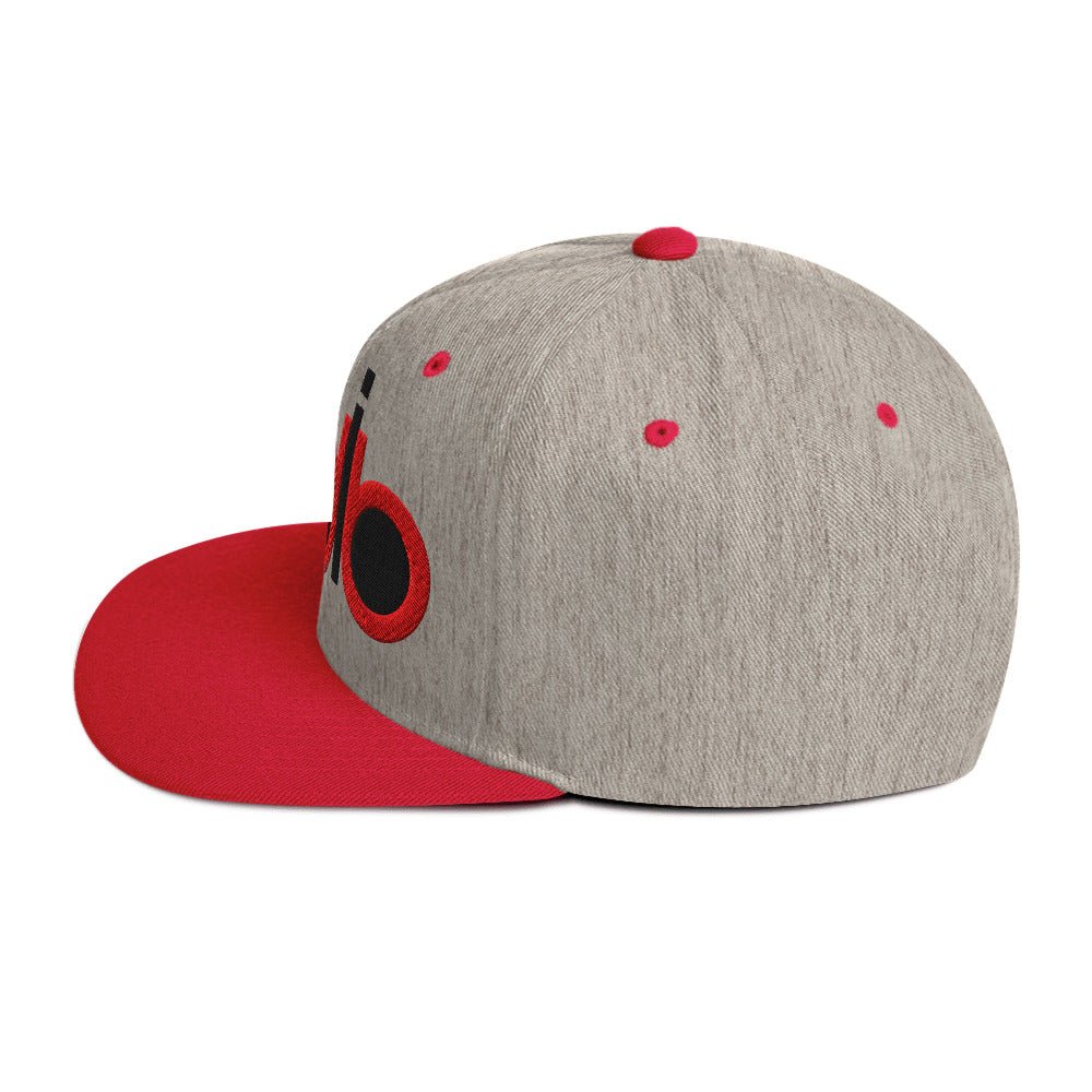 The DDIB Snapback | Shotgun - Black & Red | Dads Do It Best - Dads Do It Best