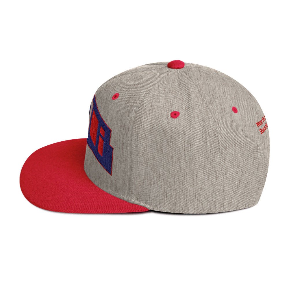 The DDIB Snapback | Future - Blue & Red | Dads Do It Best - Dads Do It Best