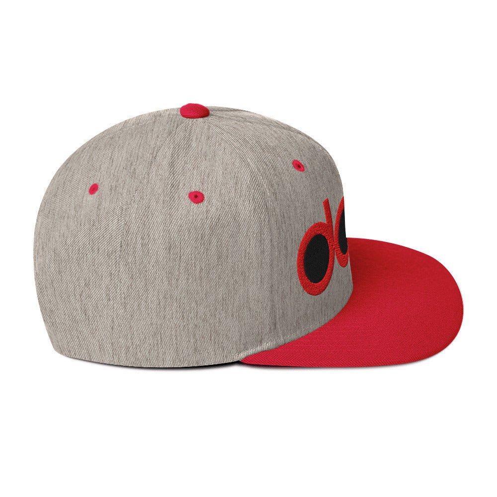 The DDIB Snapback | Shotgun - Black & Red | Dads Do It Best - Dads Do It Best