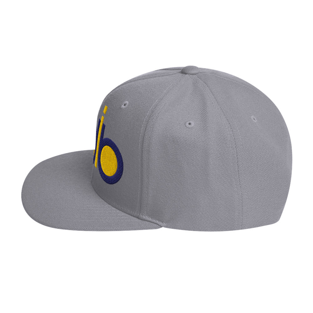The DDIB Snapback | Shotgun - Blue & Gold | Dads Do It Best - Dads Do It Best
