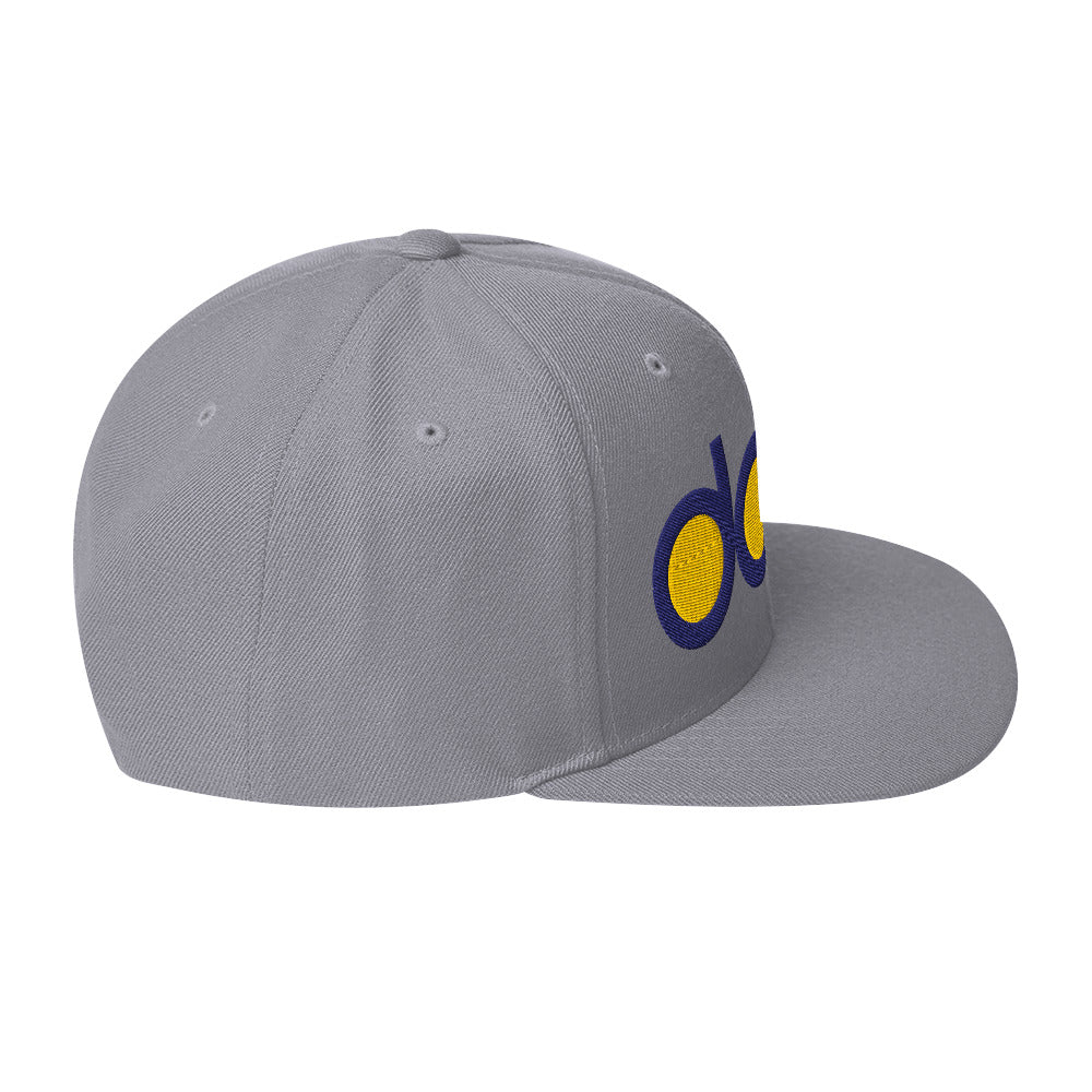 The DDIB Snapback | Shotgun - Blue & Gold | Dads Do It Best - Dads Do It Best
