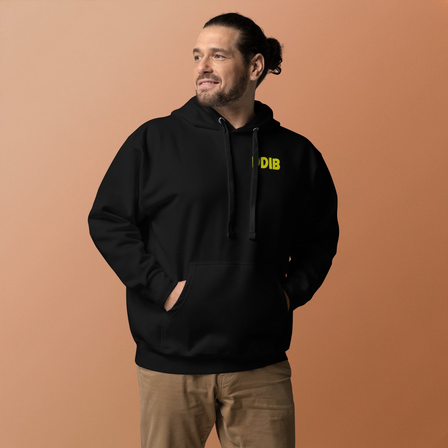 DDIB “The Grind Never Stops” Hoodie – Black & Yellow EditionDads Do It Best