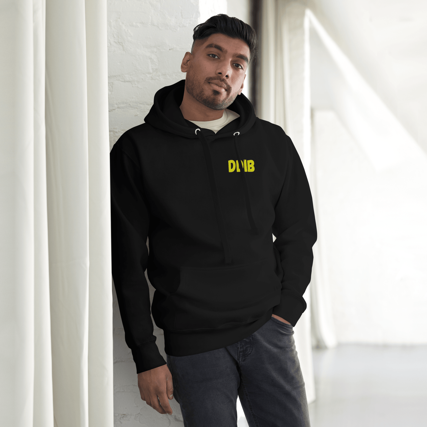 DDIB “The Grind Never Stops” Hoodie – Black & Yellow EditionDads Do It Best