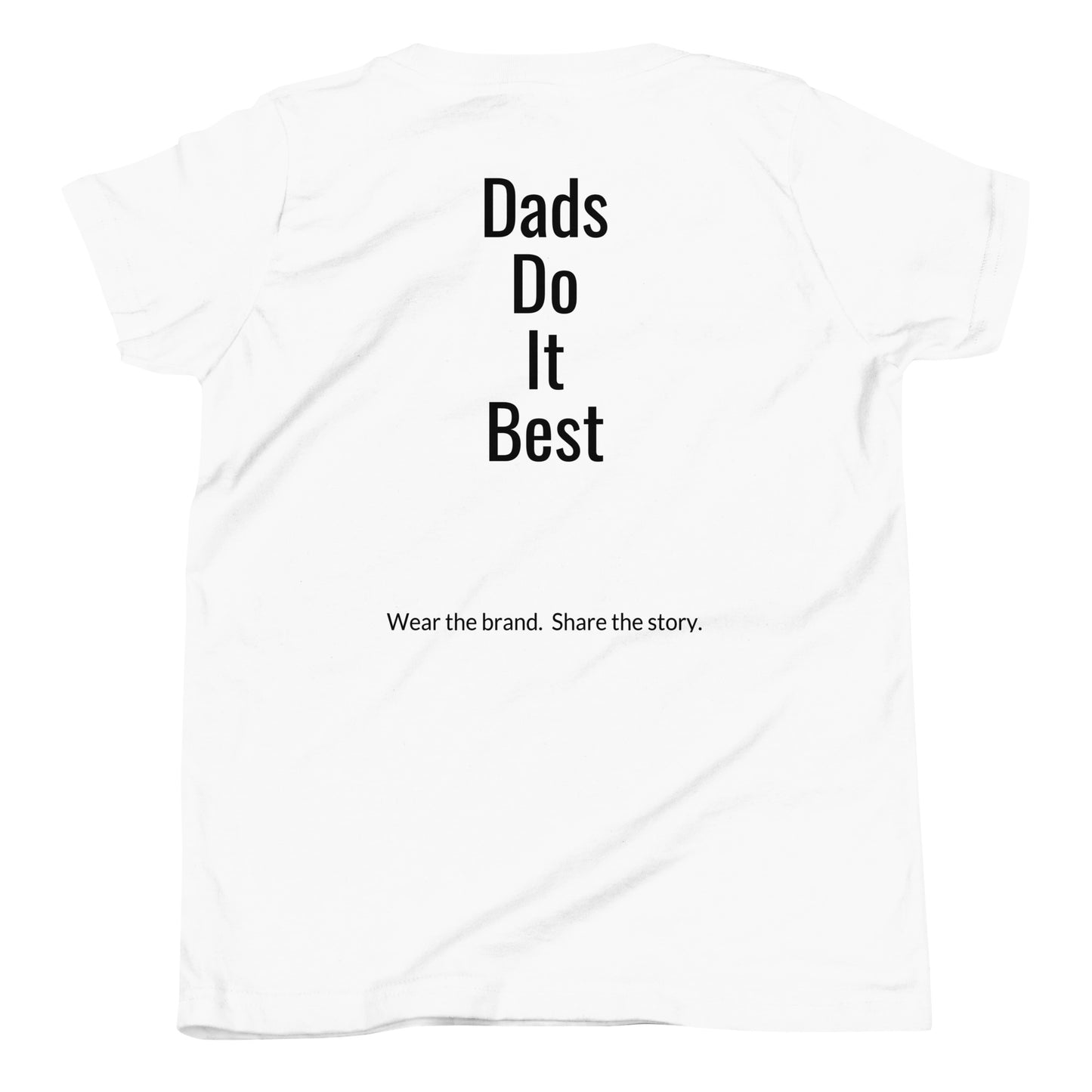 DDIB Original Logo T-Shirt – Teen OG2 White - Dads Do It Best
