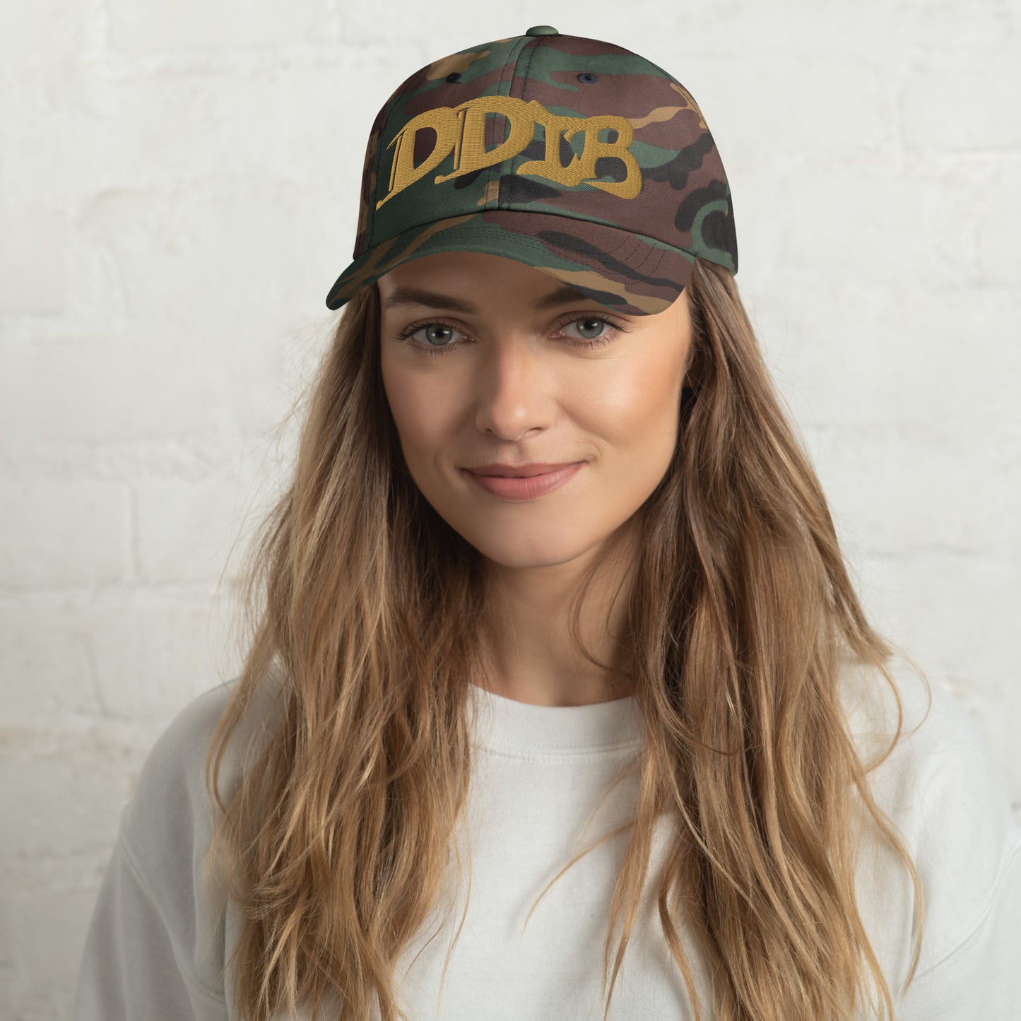 DDIB Dad Hat – Camo Gold Edition