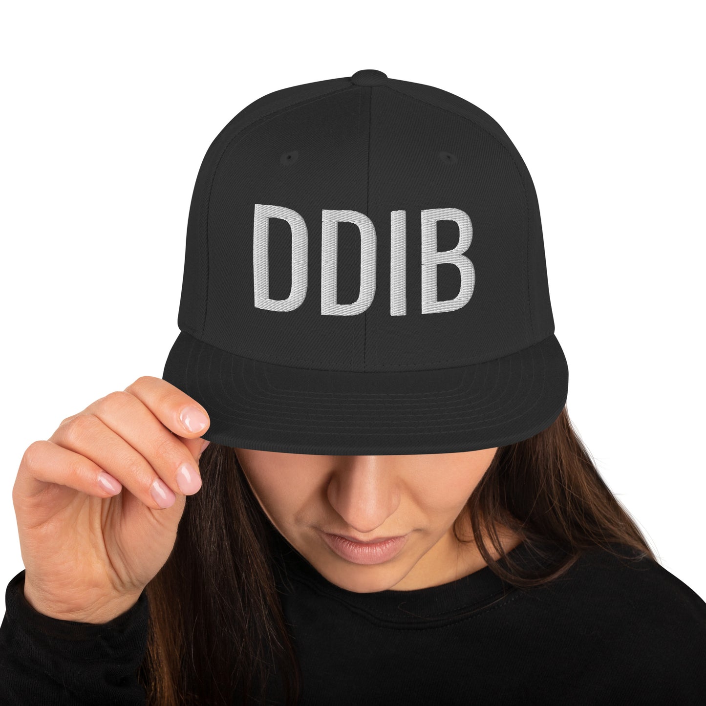 DDIB Original Logo Snapback Hat – Black
