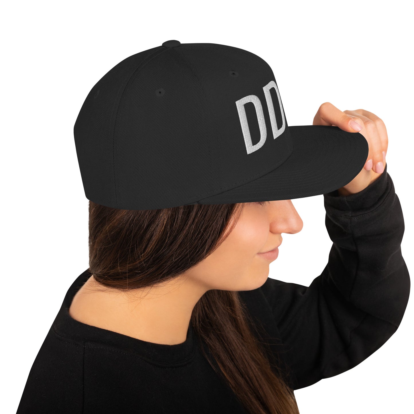 DDIB Original Logo Snapback Hat – Black