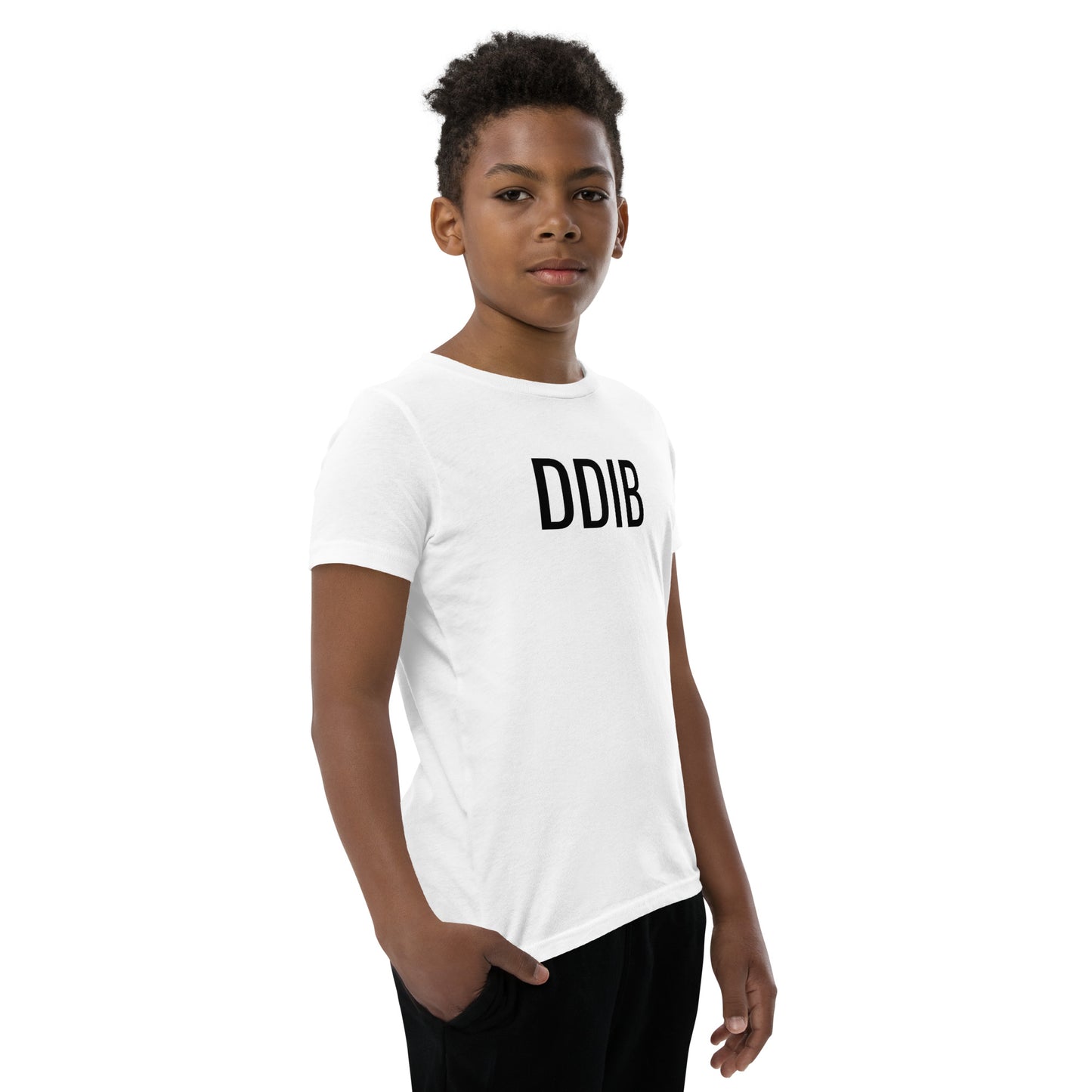 DDIB Original Logo T-Shirt – Teen OG3 White