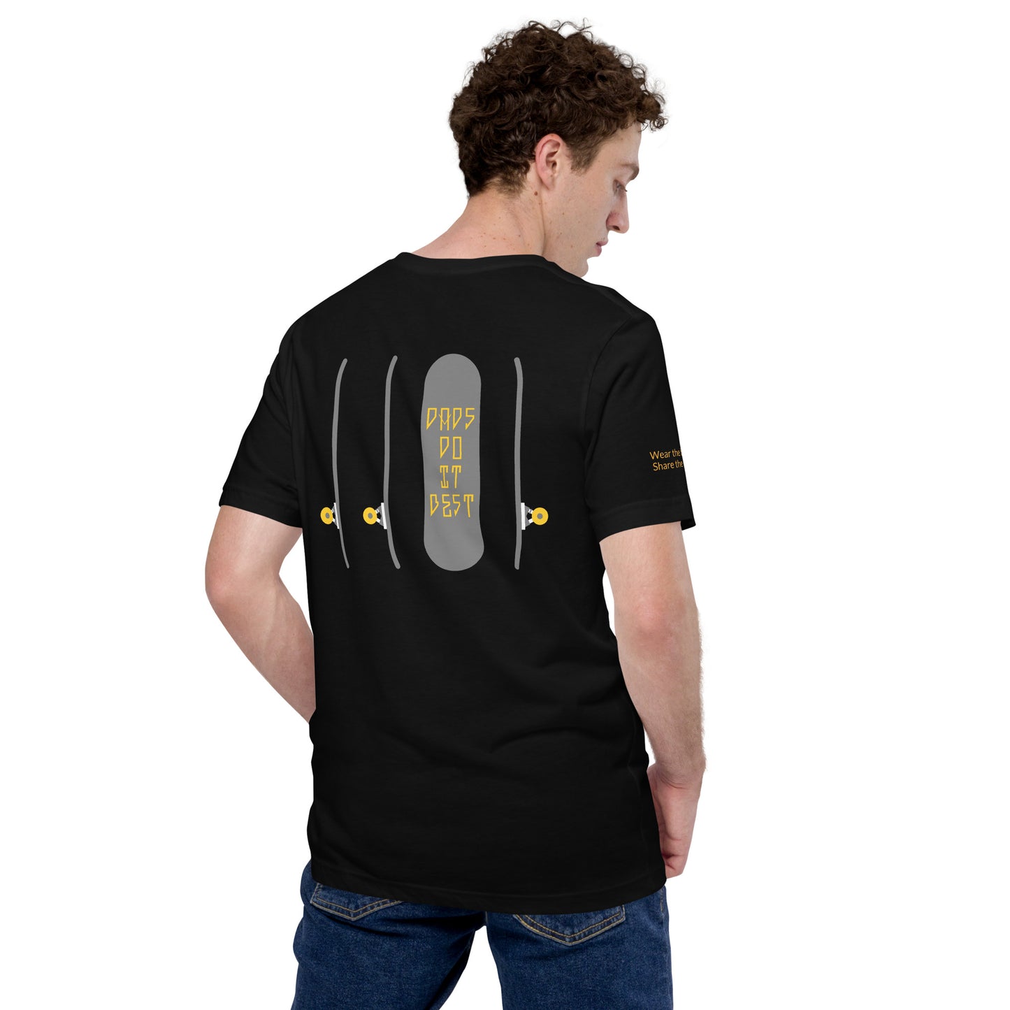 DDIB Skate Silhouette T-Shirt – Yellow Gold