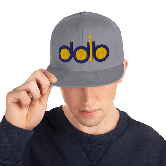The DDIB Snapback | Shotgun - Blue & Gold | Dads Do It Best
