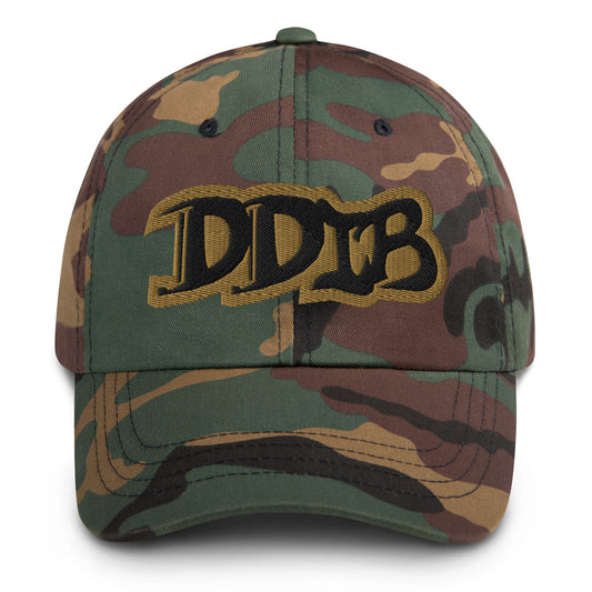 DDIB Dad Hat – Camo Black & Gold Trim - Dads Do It BestDDIB Dad Hat – Camo Black & Gold TrimDads Do It Best