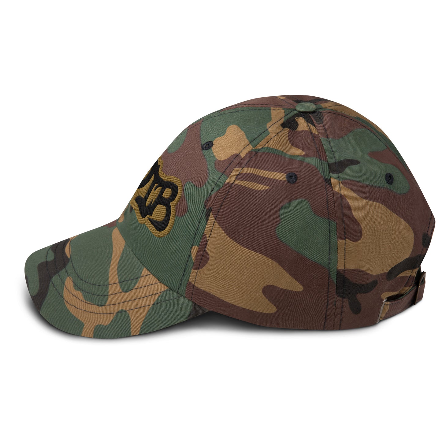 DDIB Dad Hat – Camo Black & Gold Trim - Dads Do It BestDDIB Dad Hat – Camo Black & Gold TrimDads Do It Best