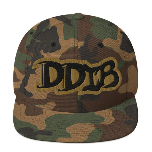 DDIB Camo Snapback – Black & Gold Outline - Dads Do It BestDDIB Camo Snapback – Black & Gold OutlineDads Do It Best