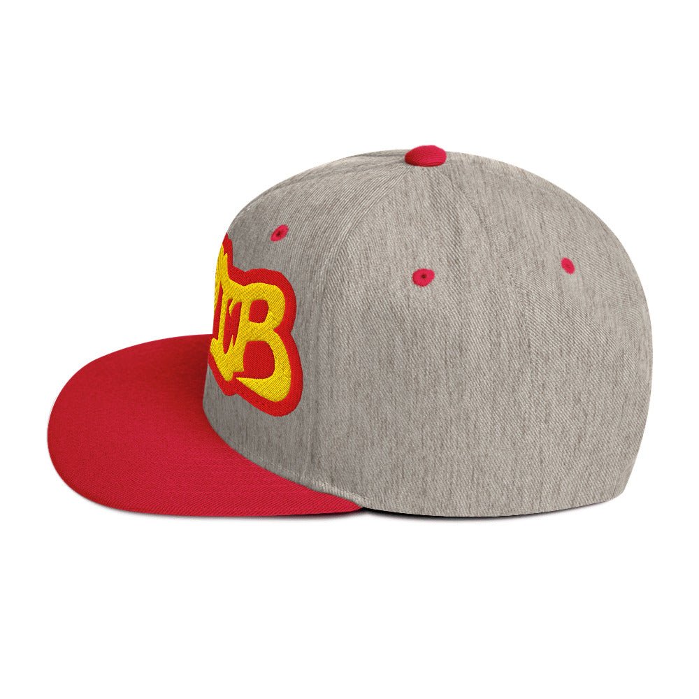 DDIB Graffiti Snapback – Bold Red Edition - Dads Do It Best